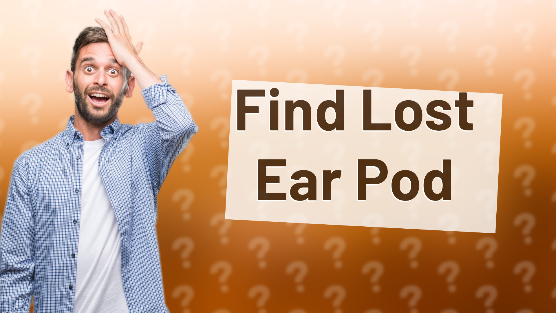Find Lost Ear Pod
