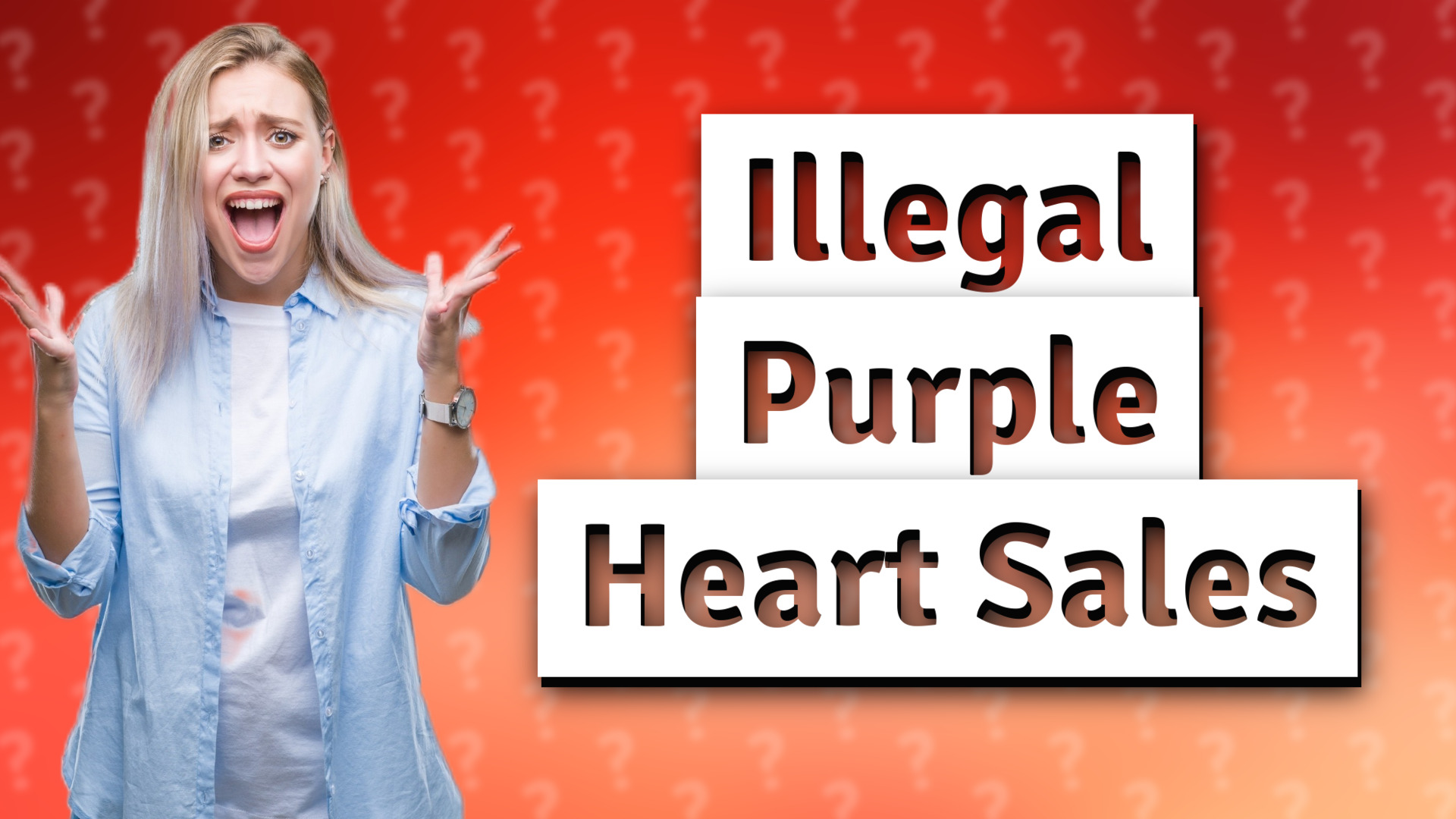 Illegal Purple Heart Sales