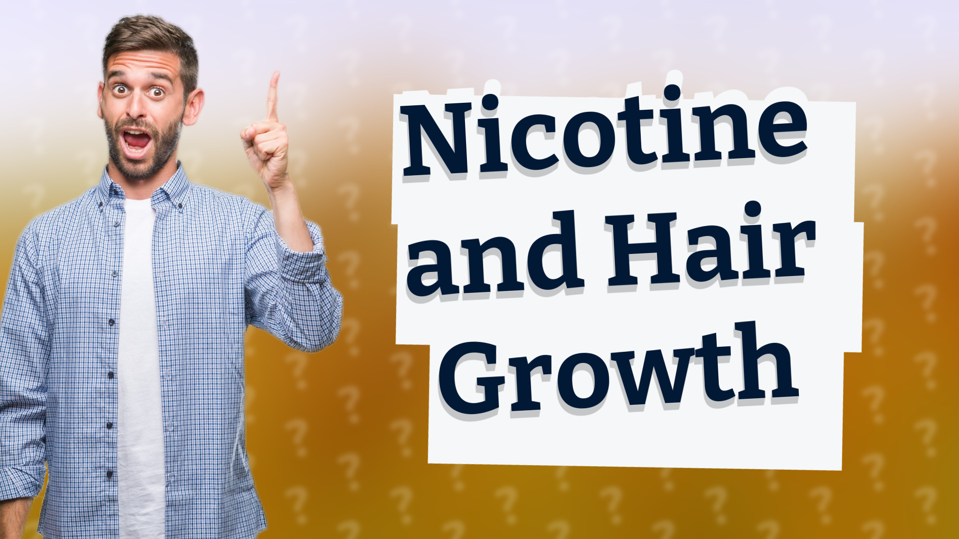 Nicotine and Hair Growth