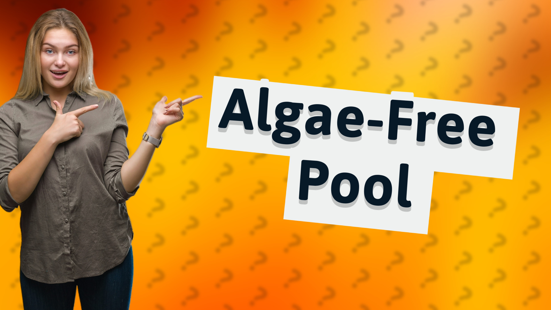 Algae-Free Pool