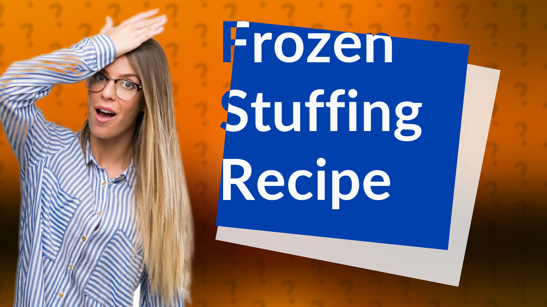 Frozen Stuffing Recipe