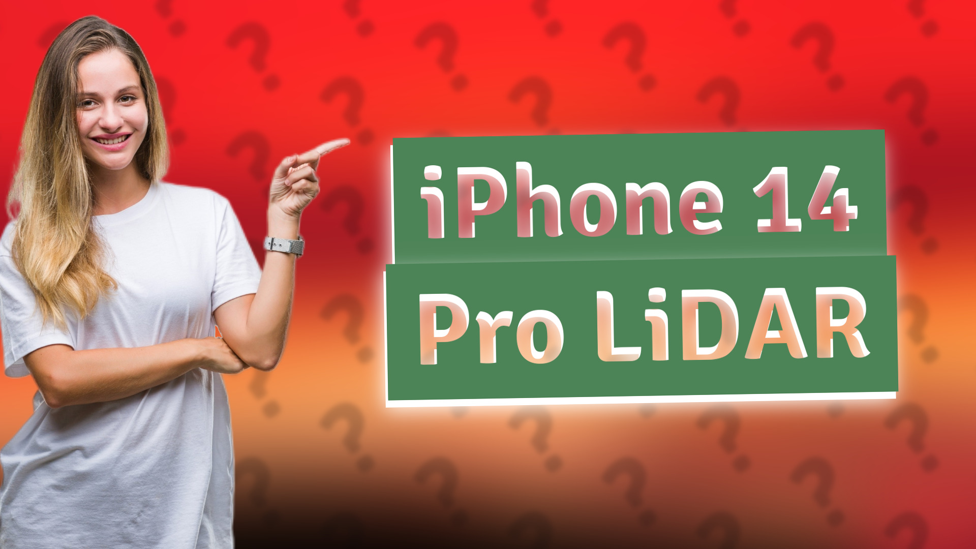 iPhone 14 Pro LiDAR