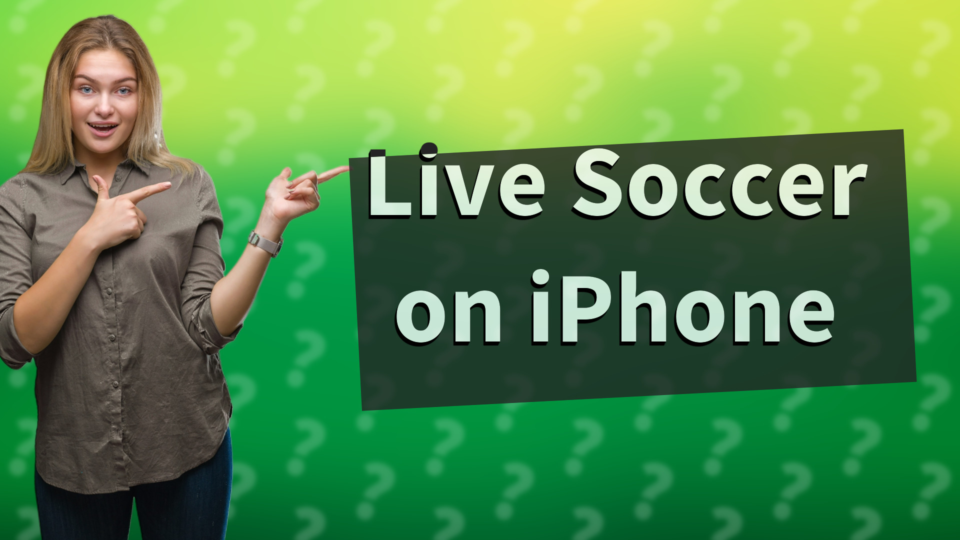 Live Soccer on iPhone