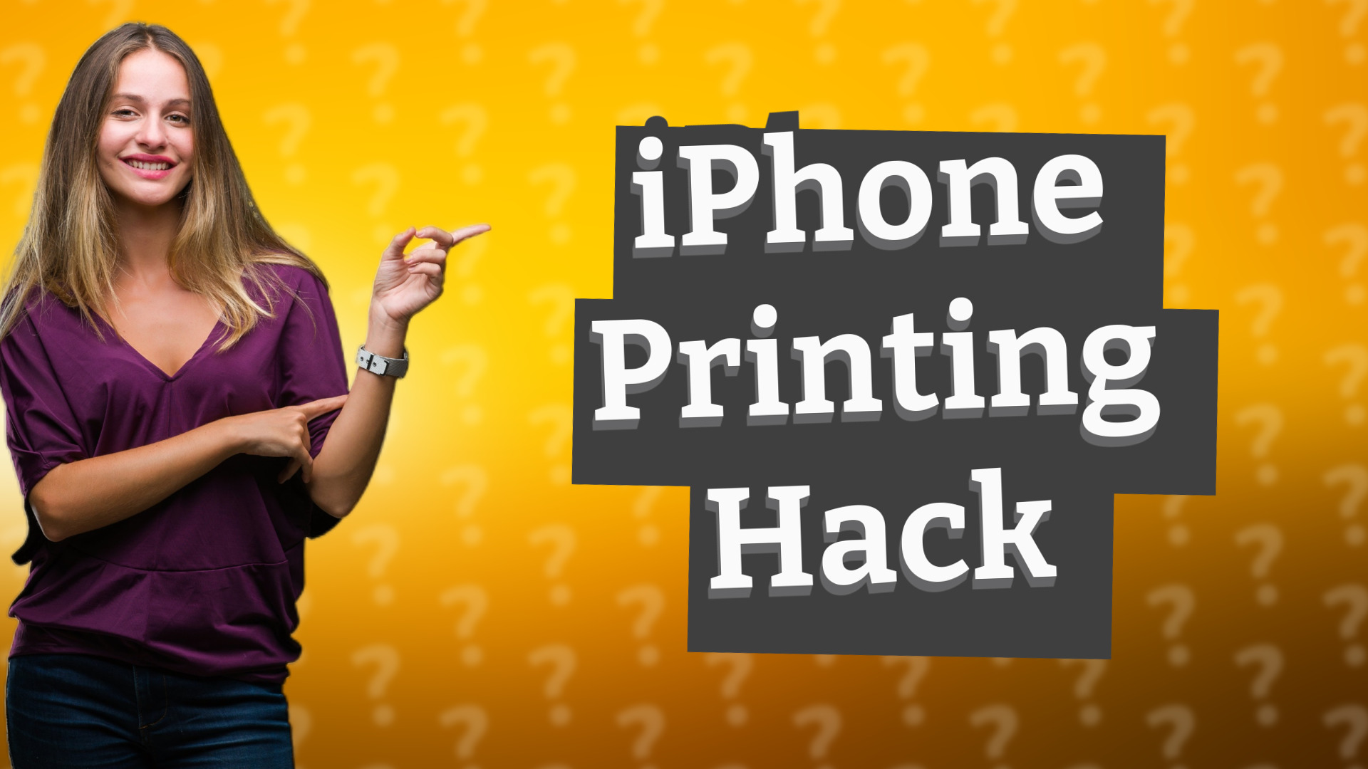 iPhone Printing Hack
