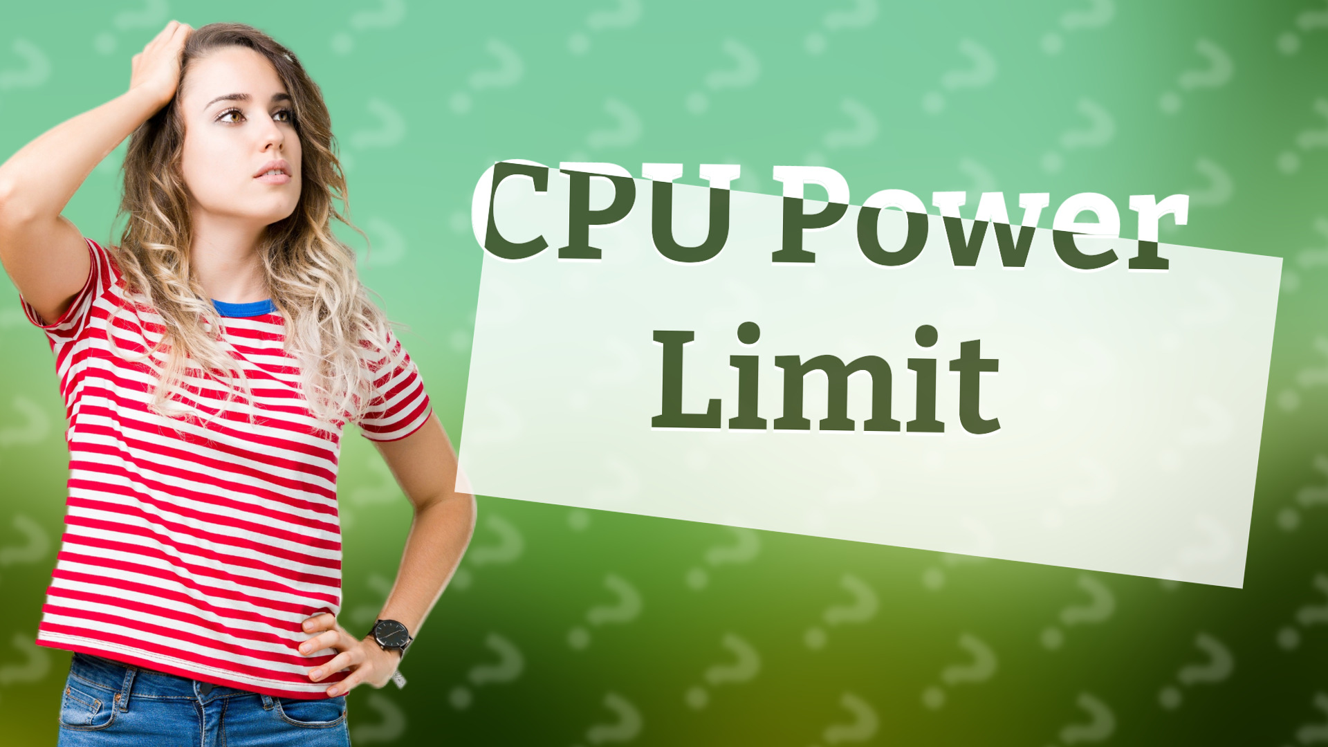 CPU Power Limit