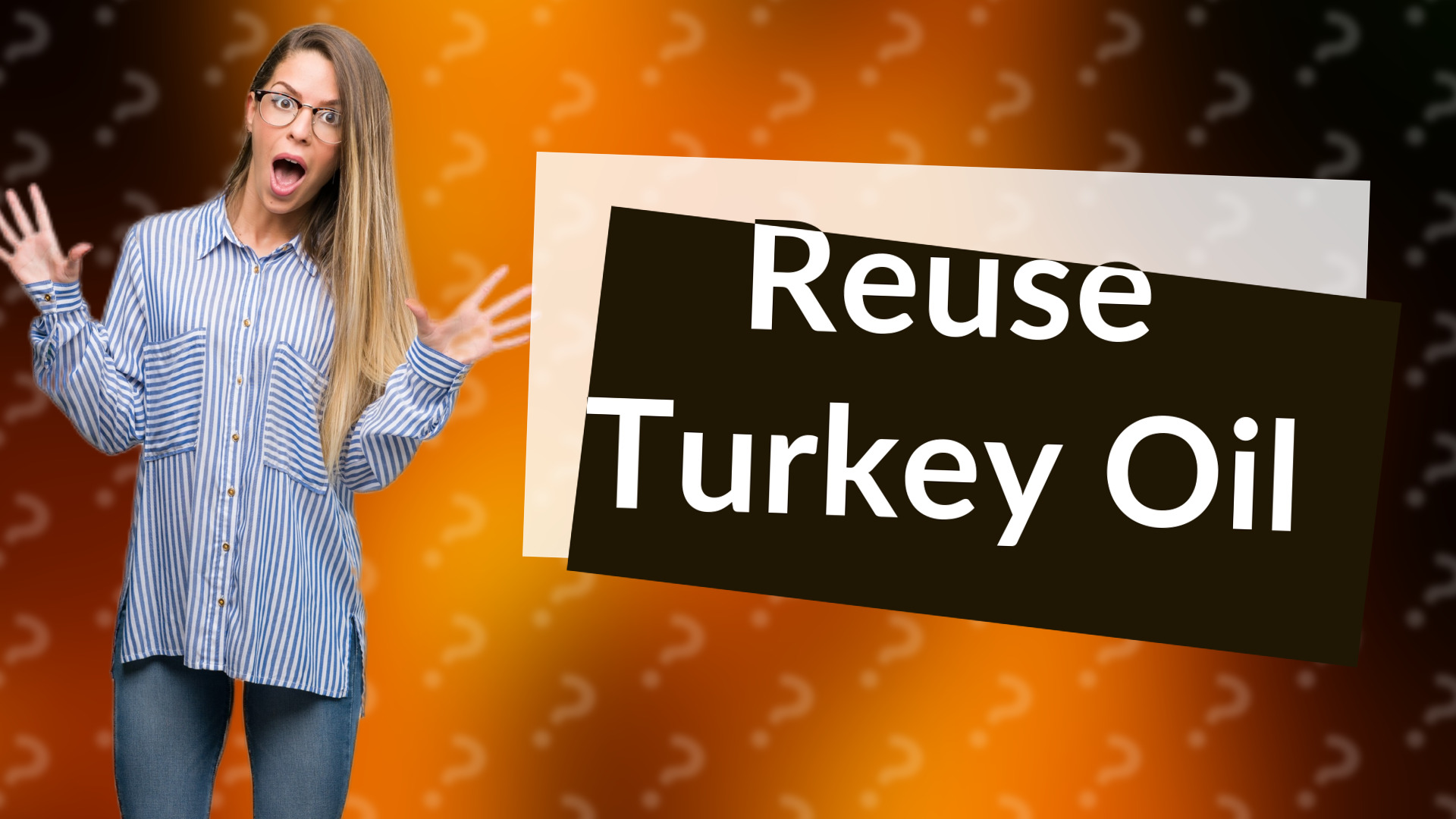 Reuse Turkey Oil