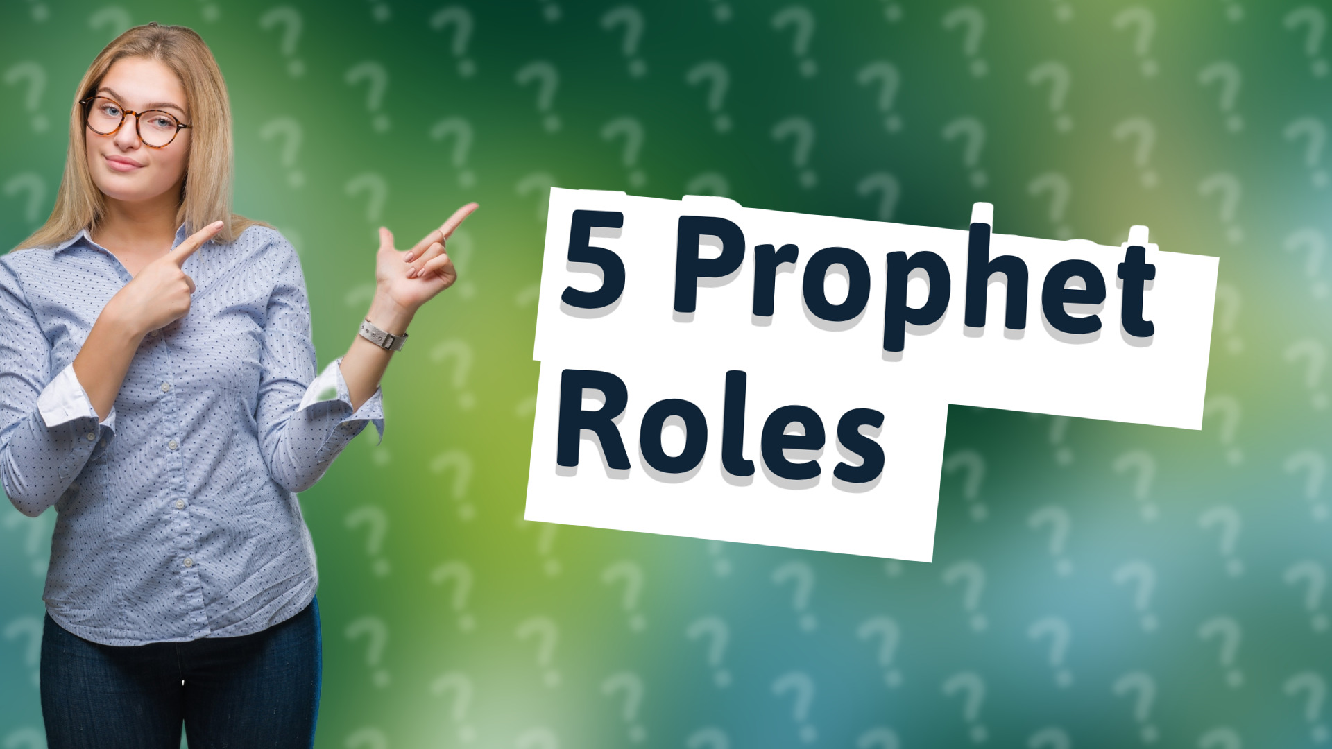 5 Prophet Roles