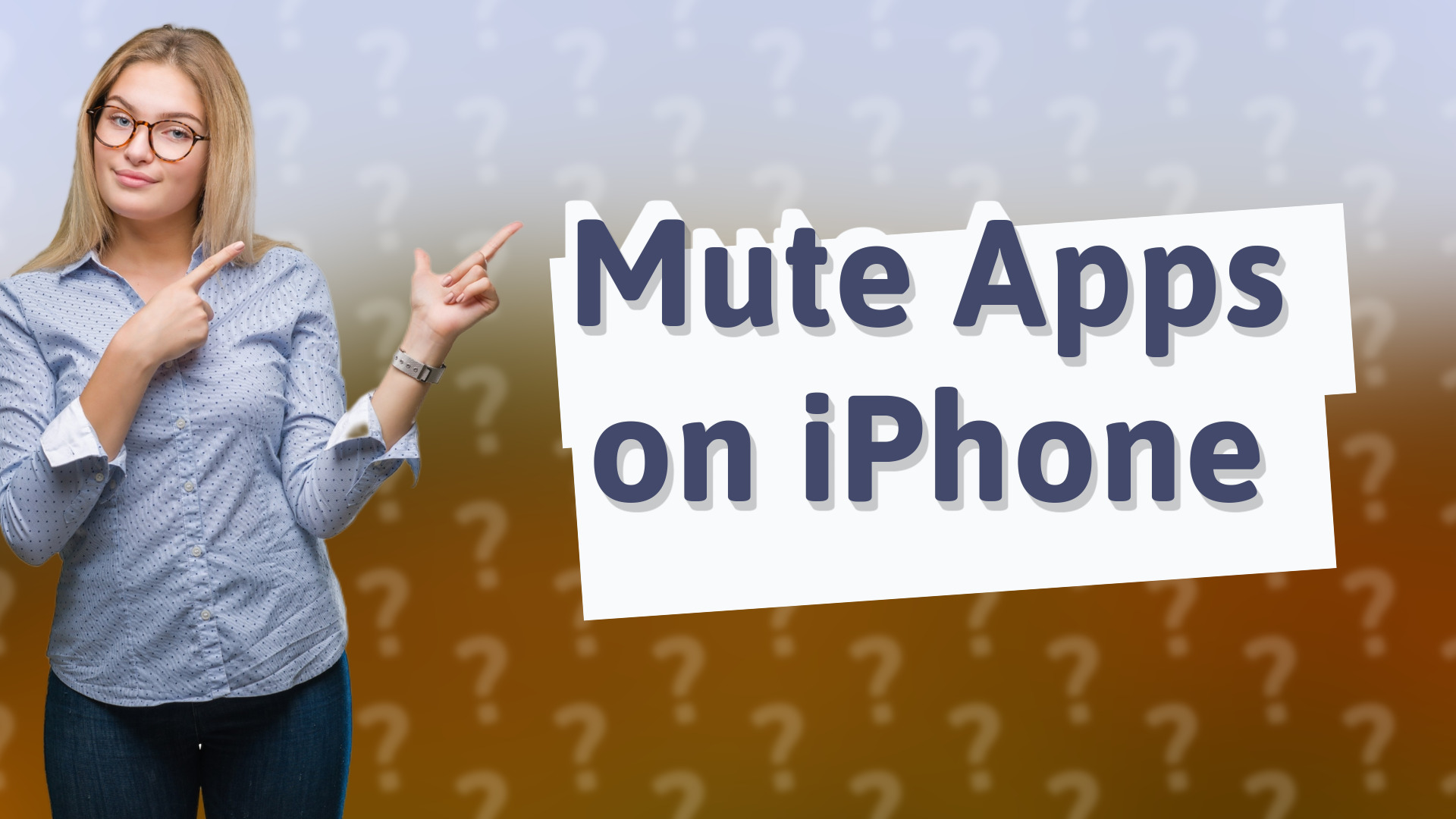Mute Apps on iPhone