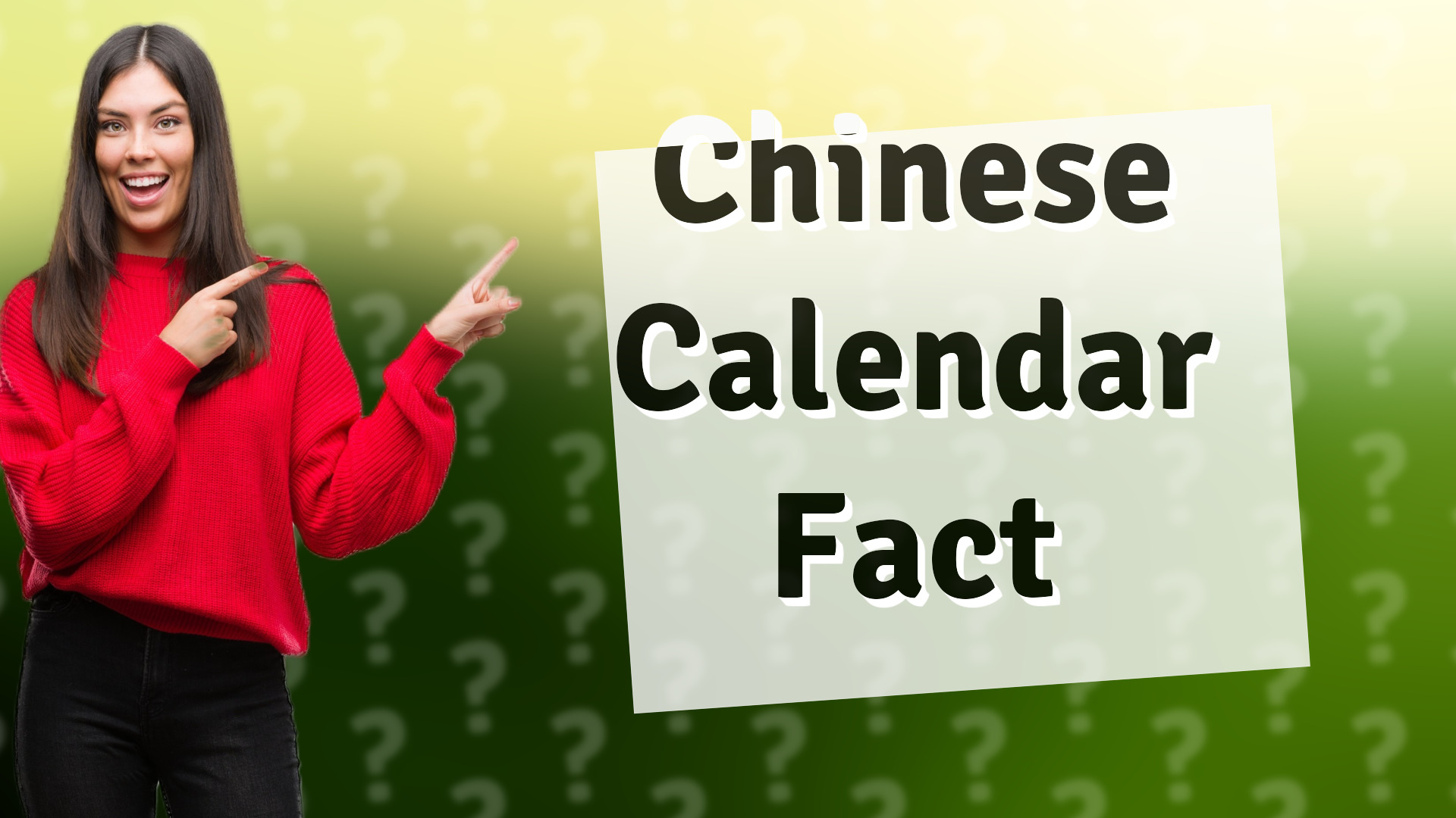 Chinese Calendar Fact
