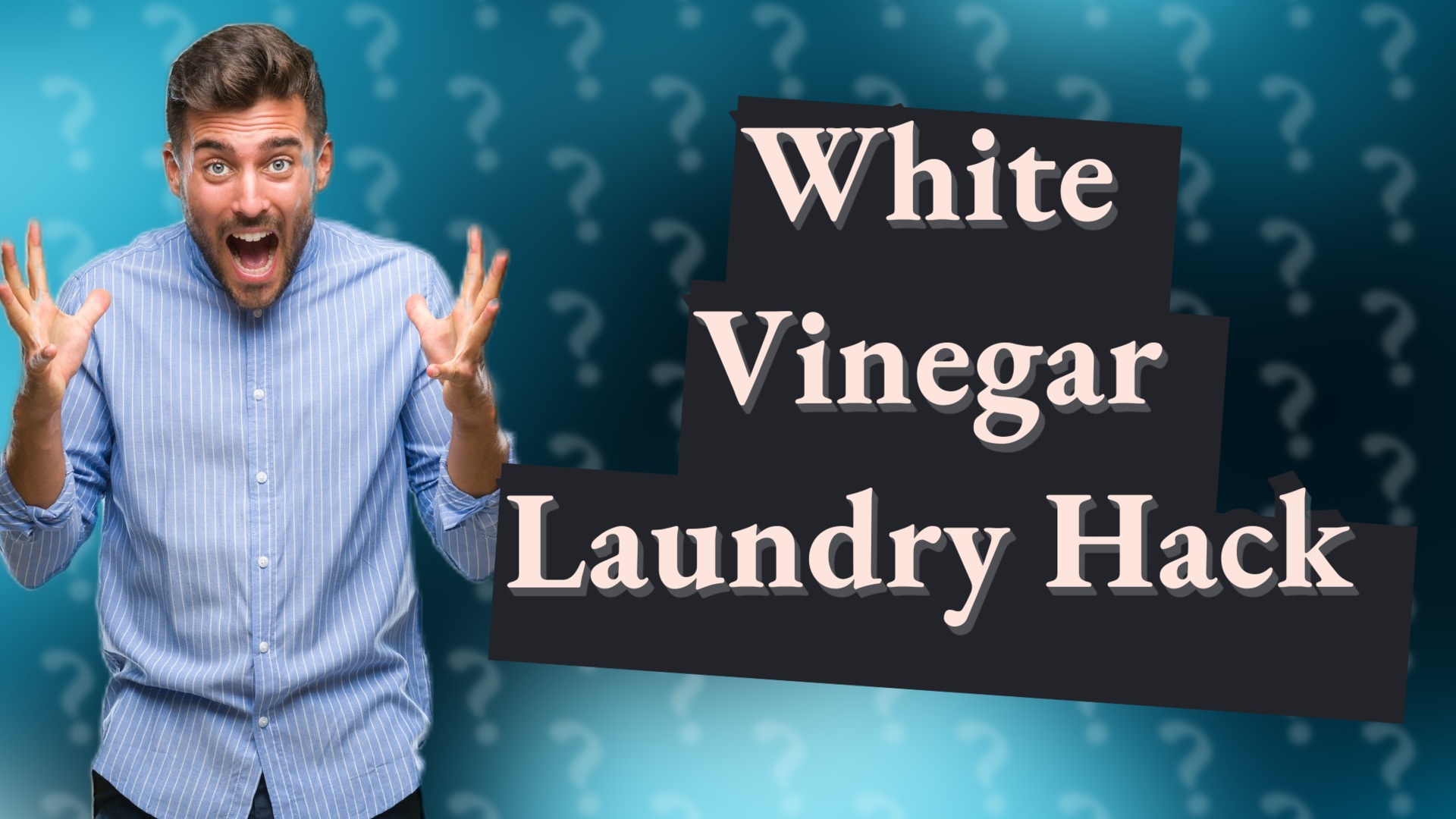 White Vinegar Laundry Hack