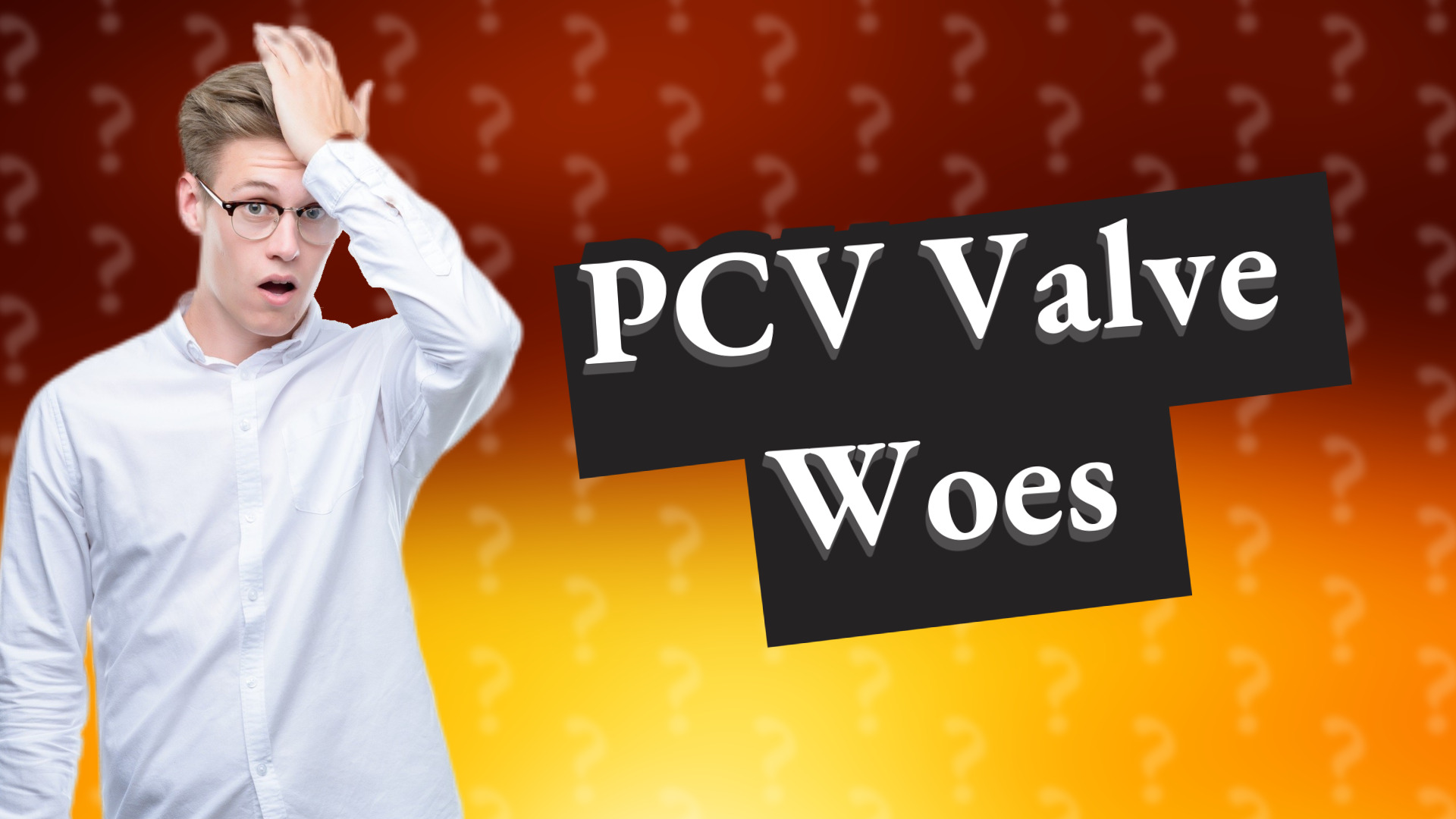 PCV Valve Woes