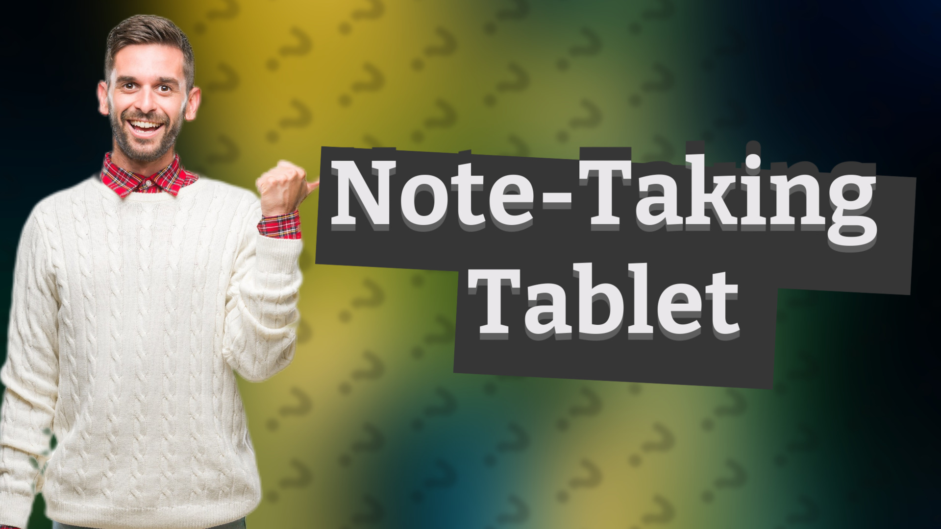 Note-Taking Tablet