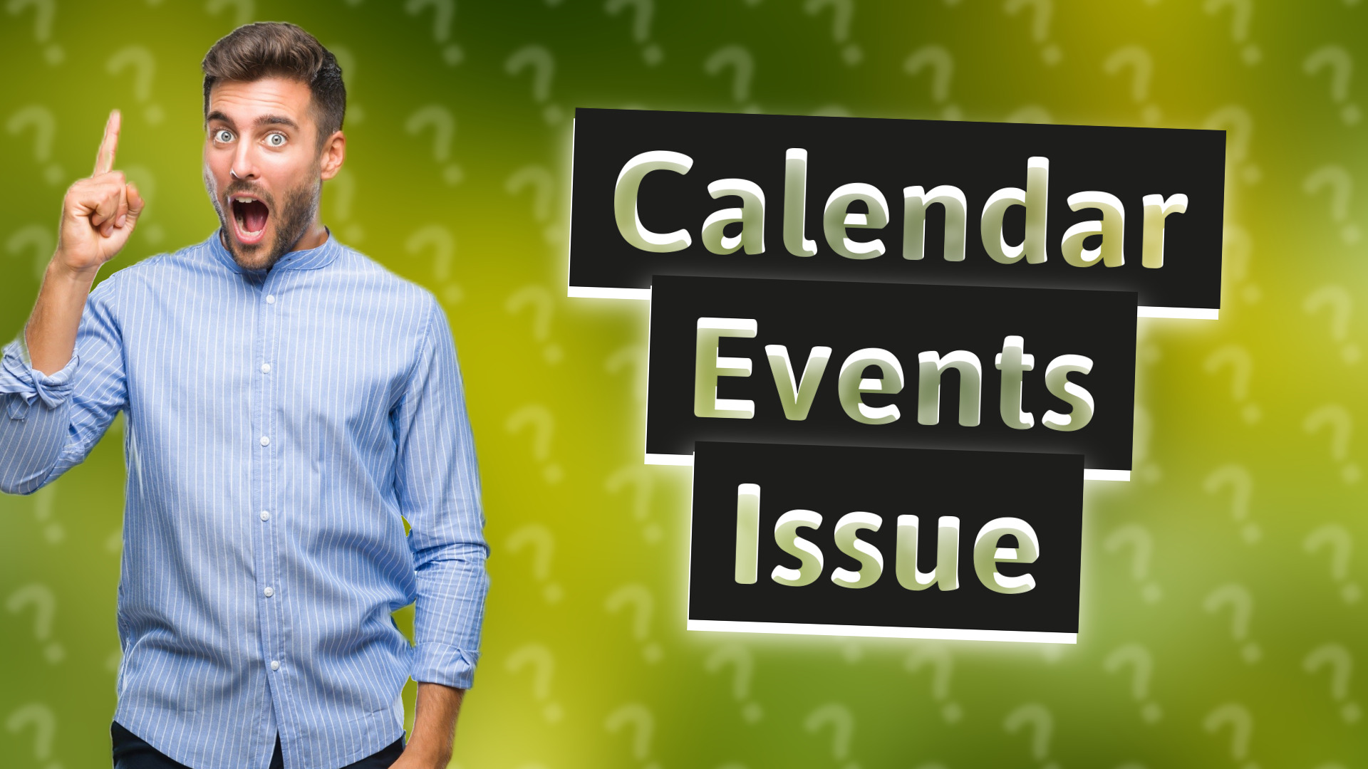 Calendar Events Issue