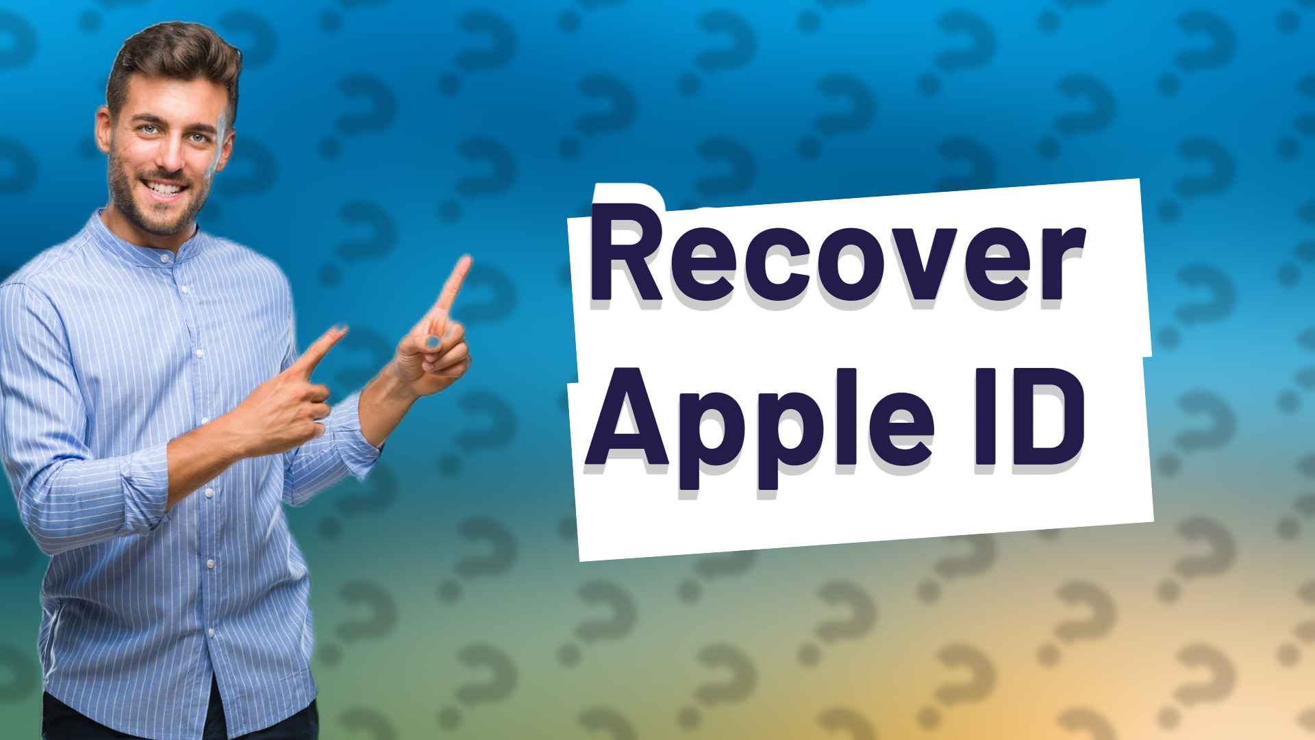 Recover Apple ID