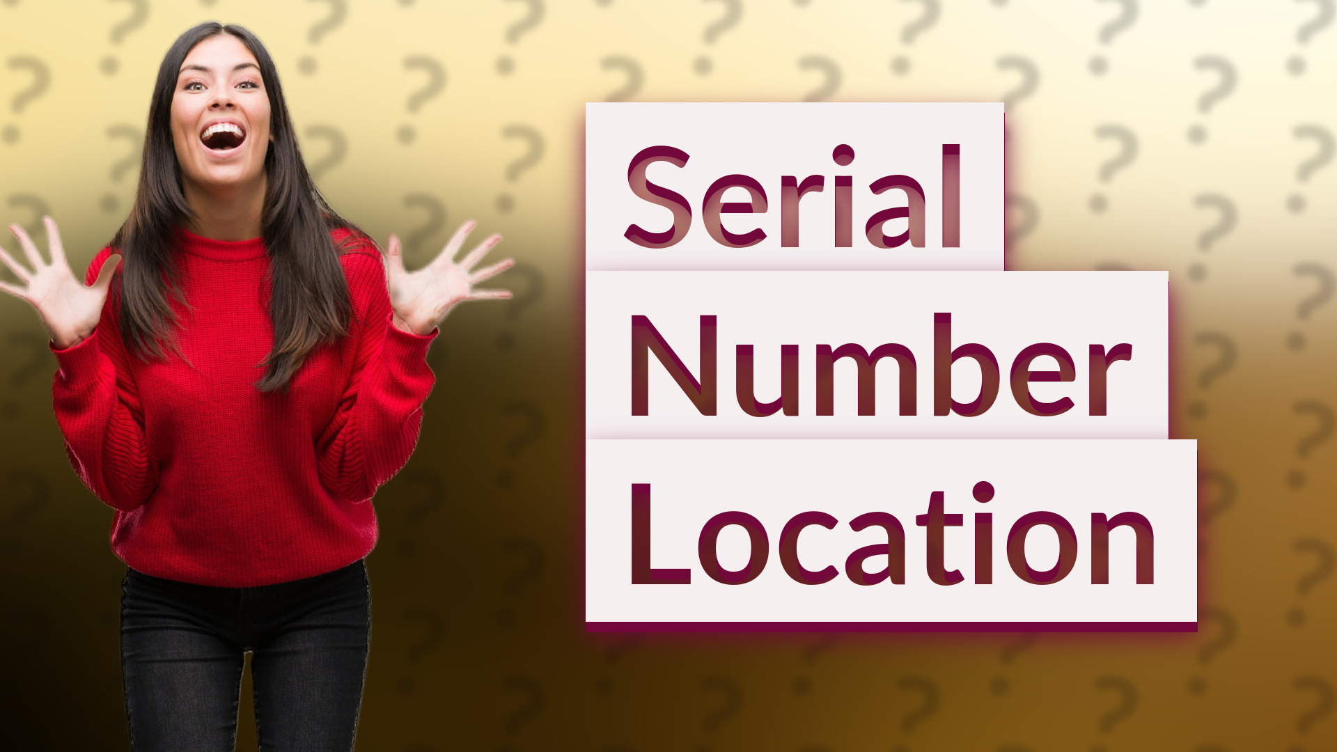 Serial Number Location