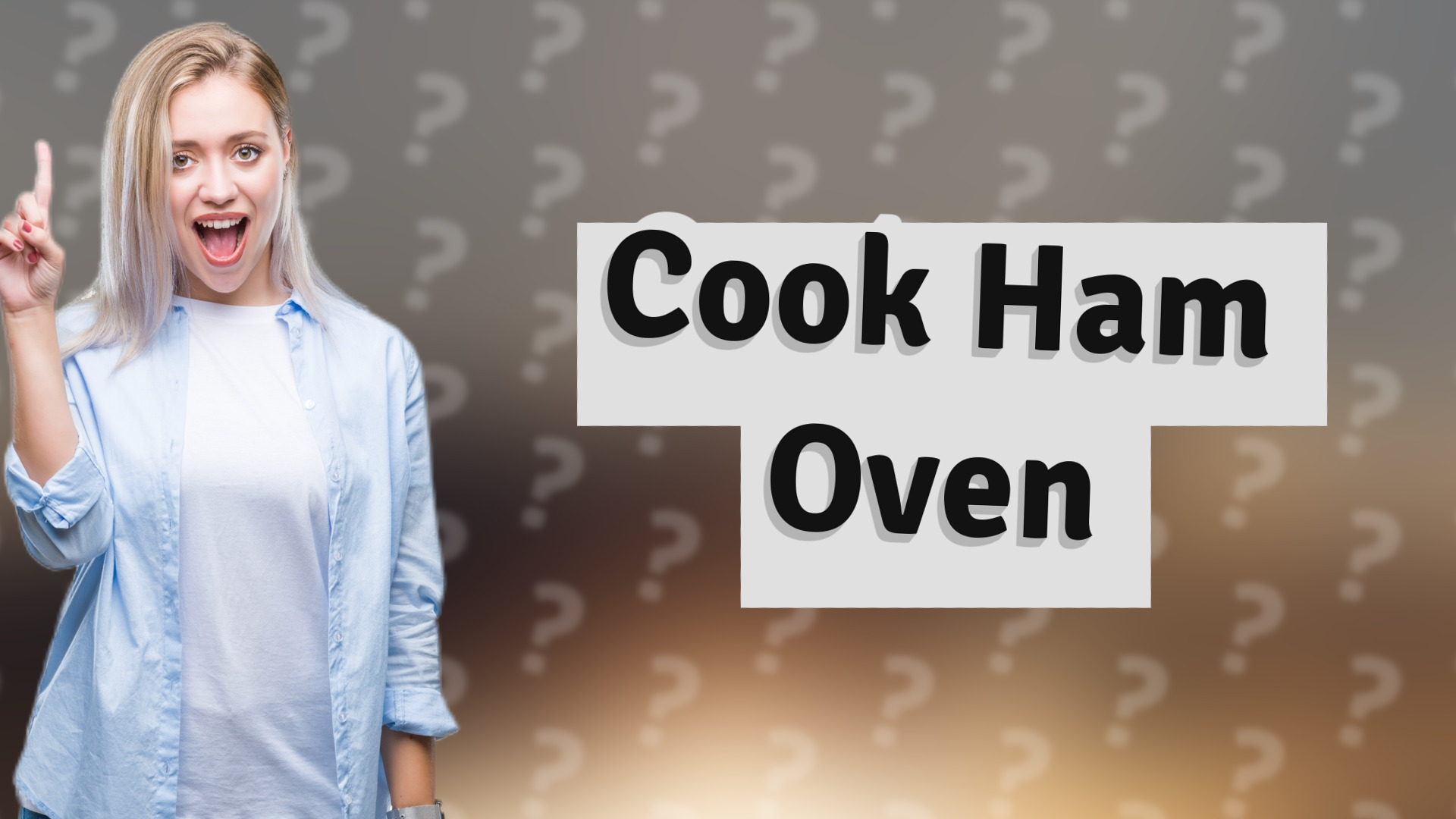 Cook Ham Oven