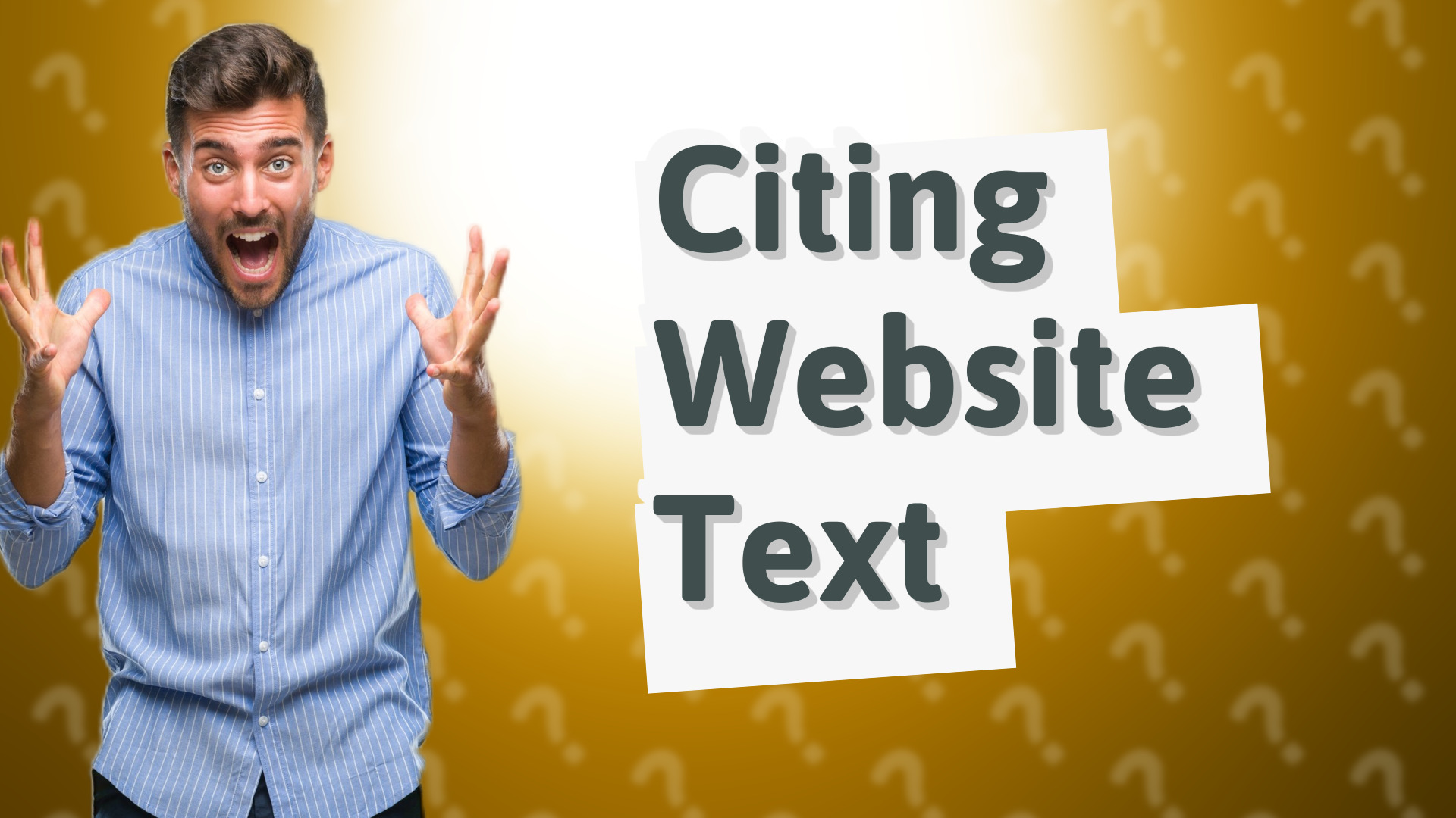 Citing Website Text