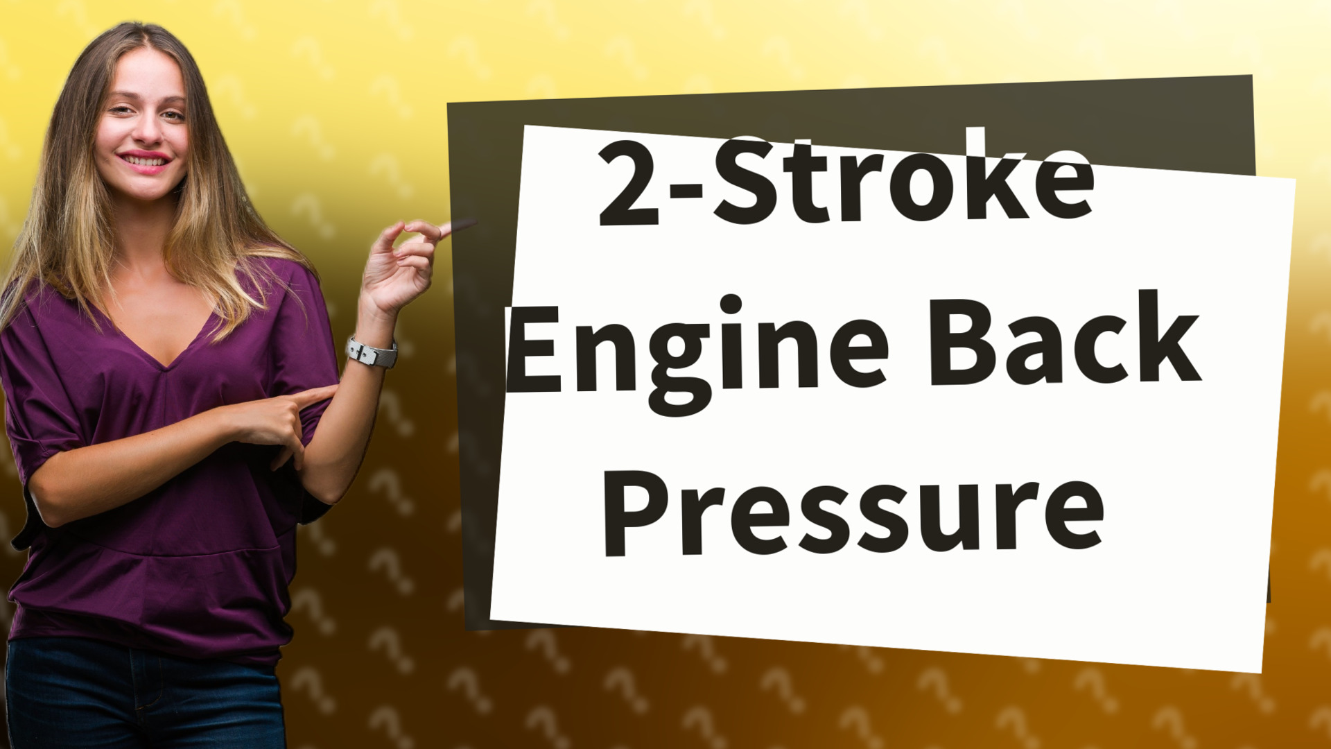 2-Stroke Engine Back Pressure