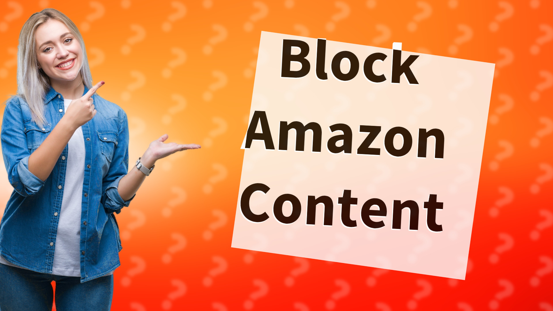 Block Amazon Content