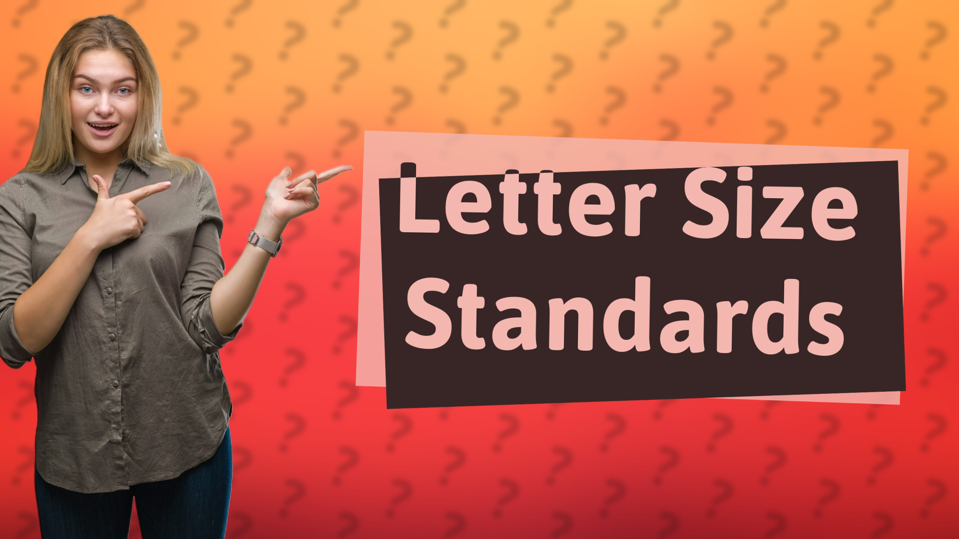Letter Size Standards