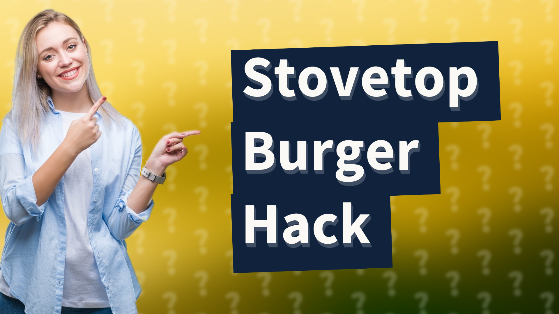 Stovetop Burger Hack