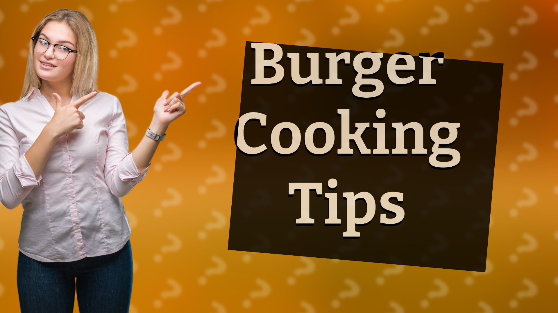 Burger Cooking Tips