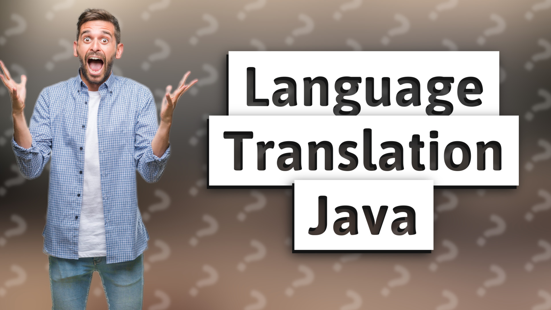 Language Translation Java