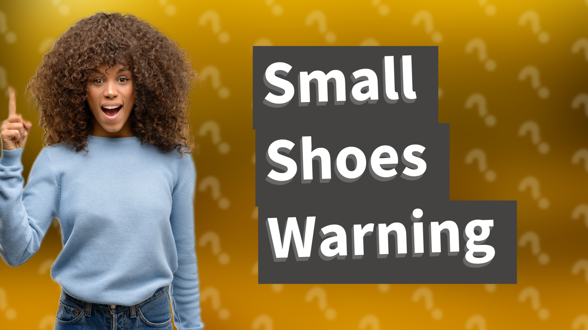 Small Shoes Warning