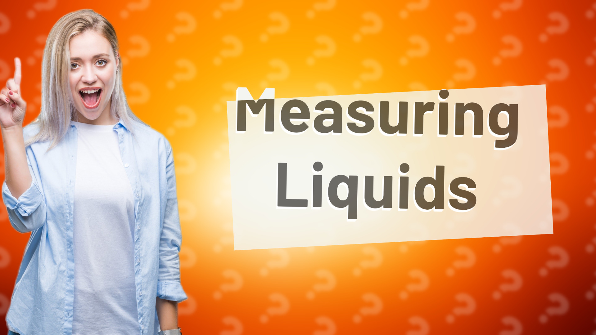 Measuring Liquids