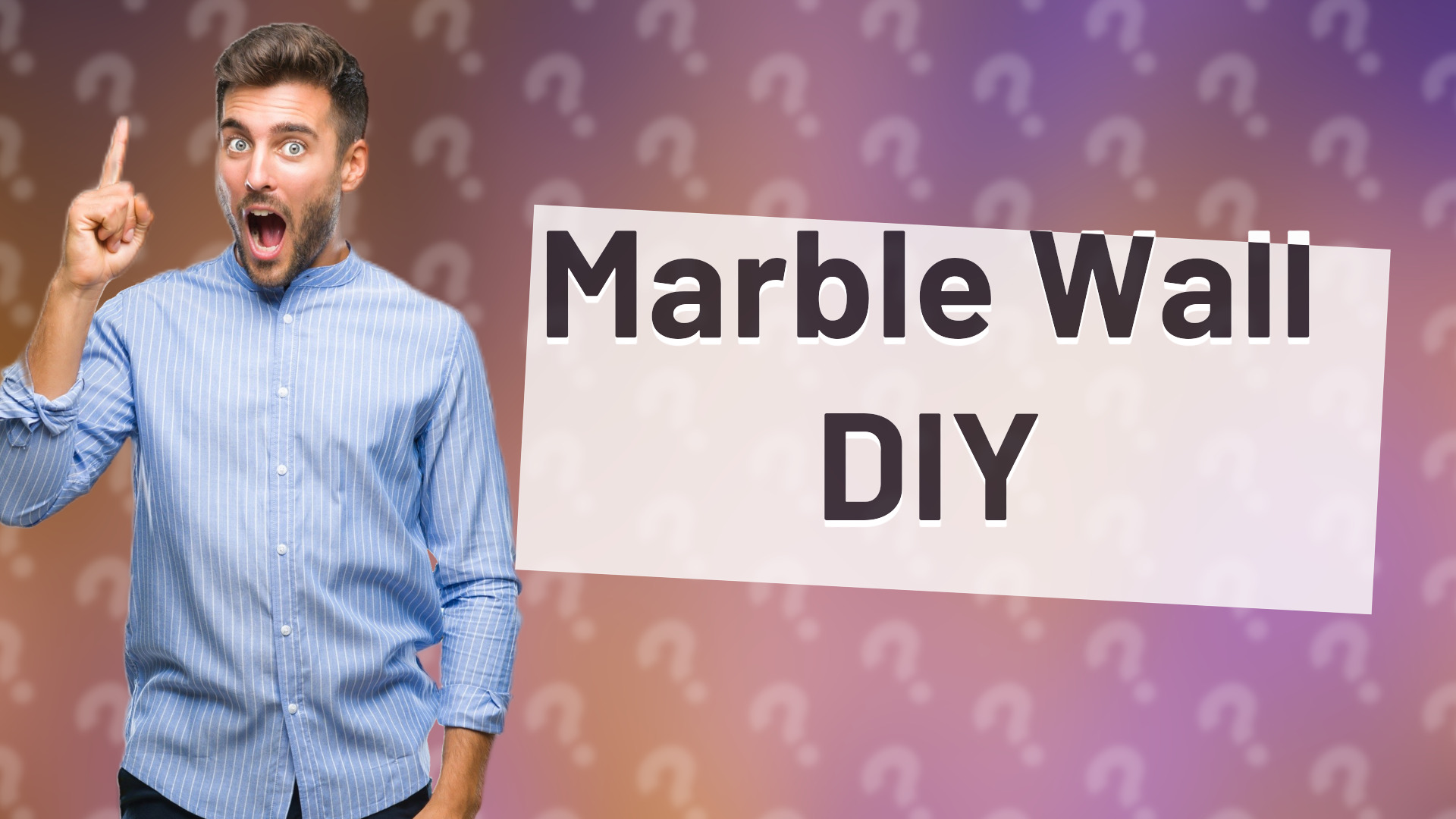 Marble Wall DIY