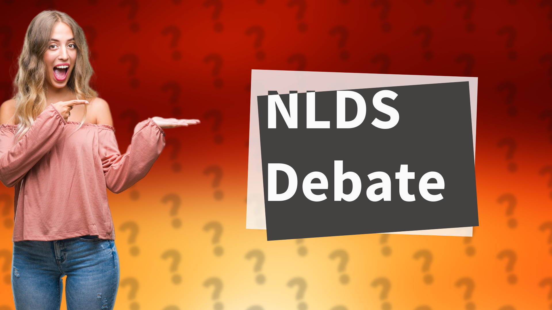 NLDS Debate