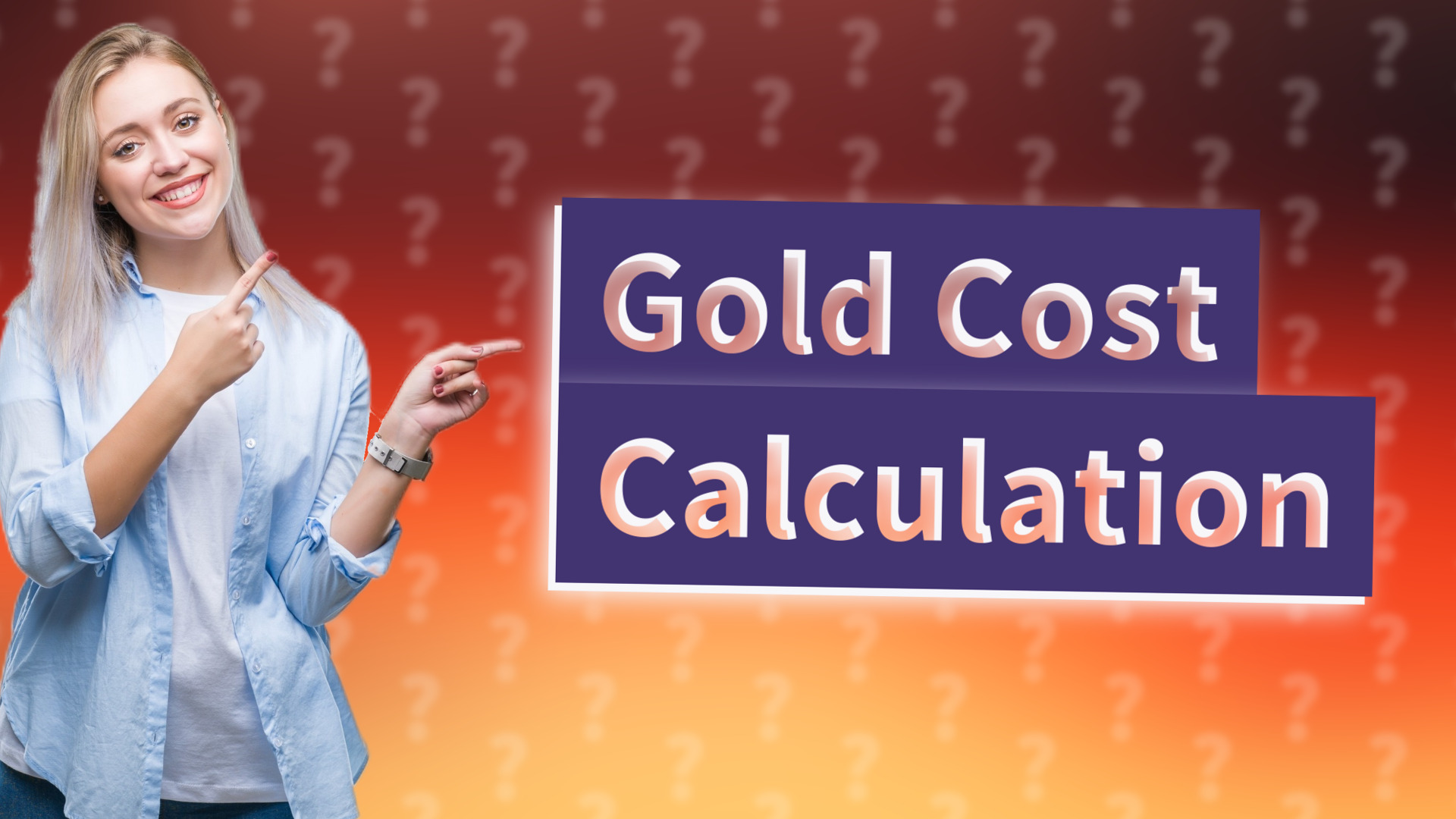 Gold Cost Calculation