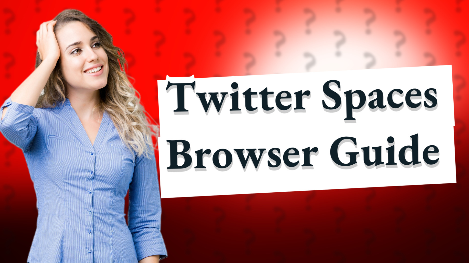 Twitter Spaces Browser Guide