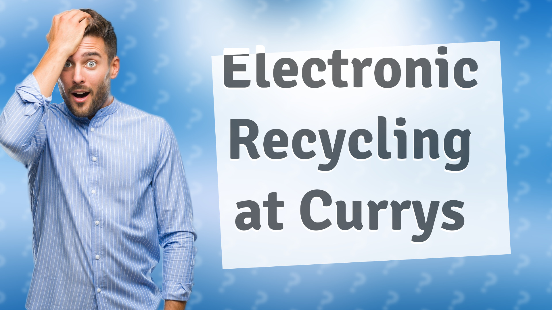 Electronic Recycling at Currys