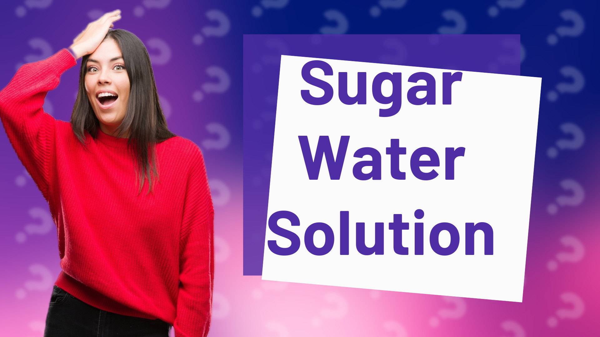 Sugar Water Solution