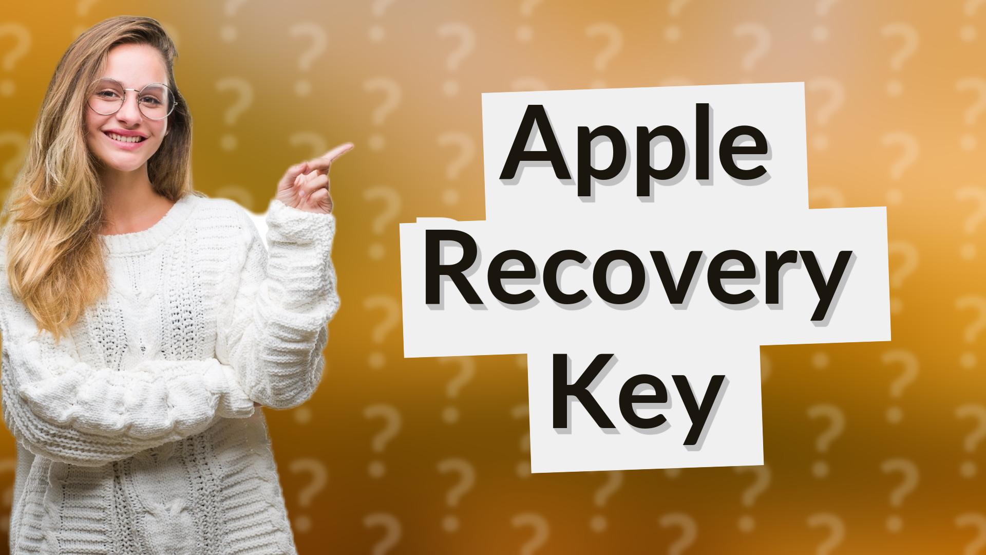 Apple Recovery Key