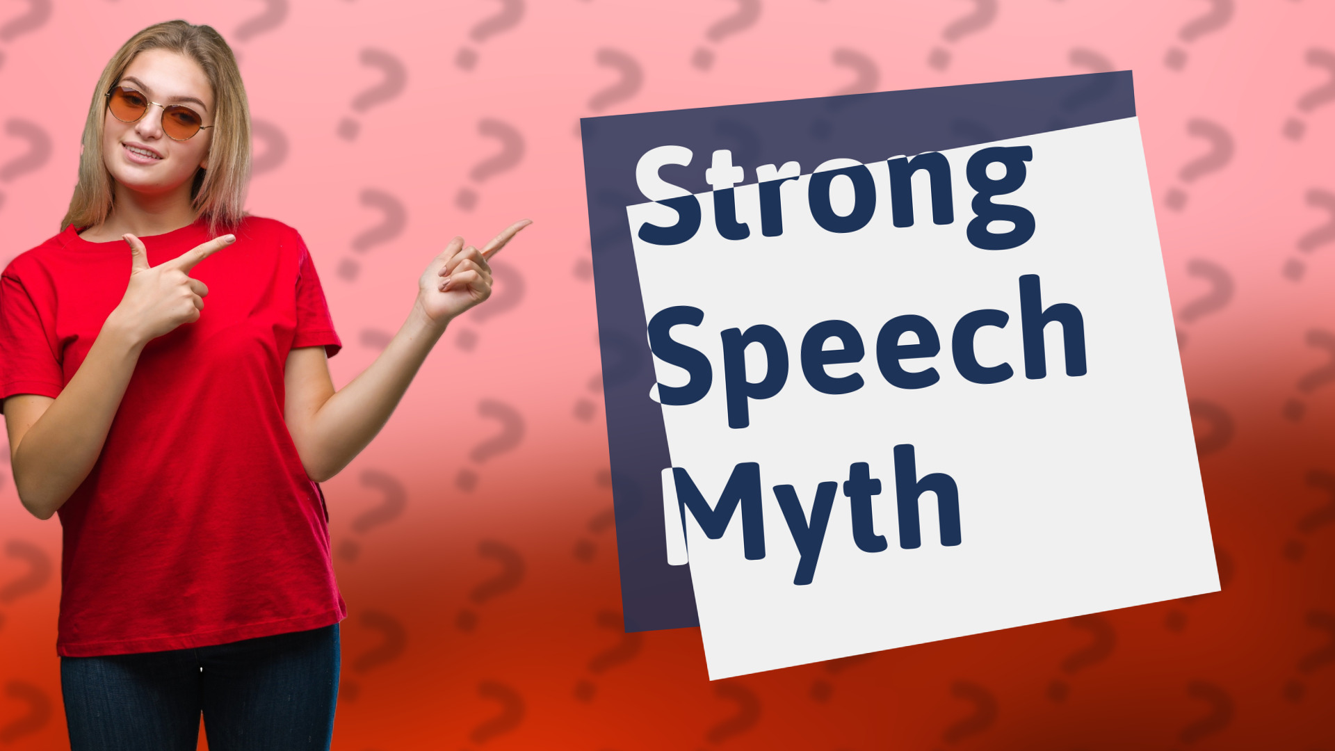 Strong Speech Myth
