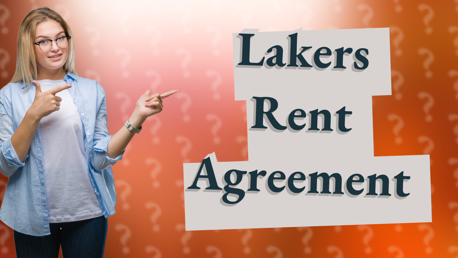 Lakers Rent Agreement