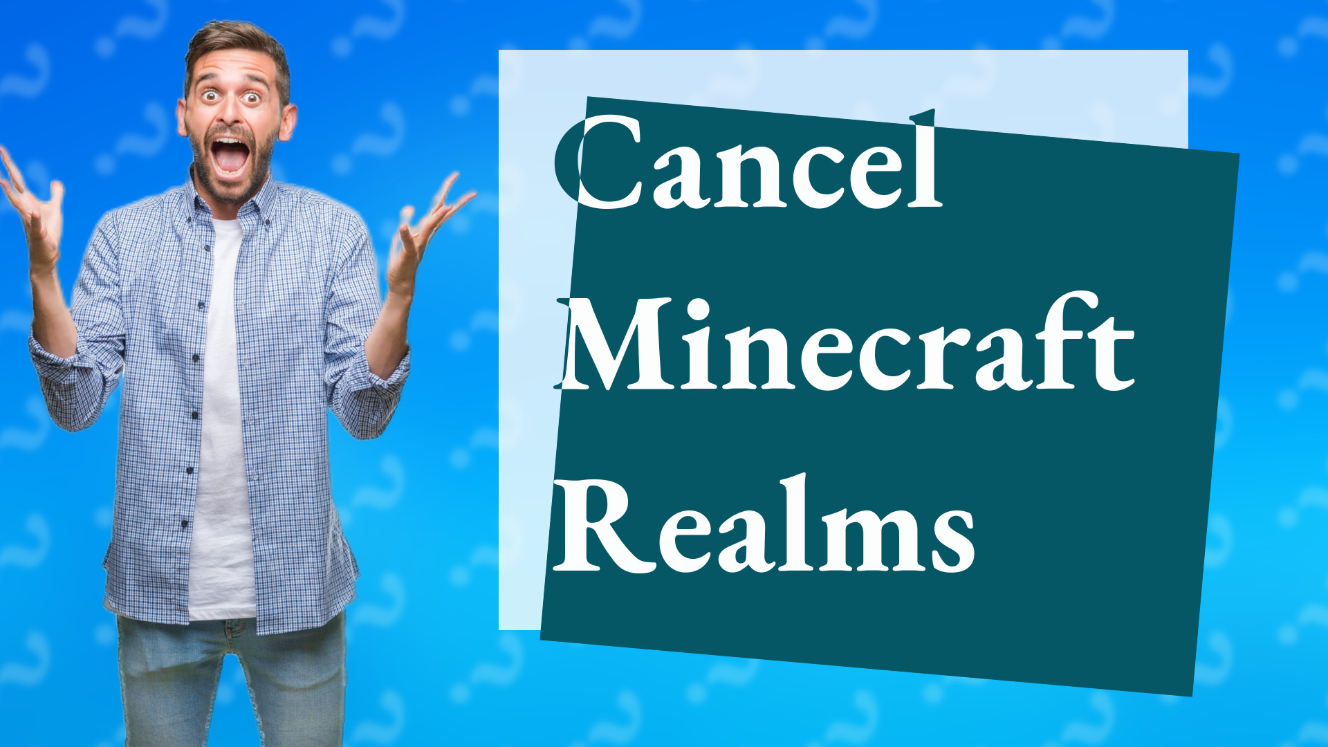 Cancel Minecraft Realms