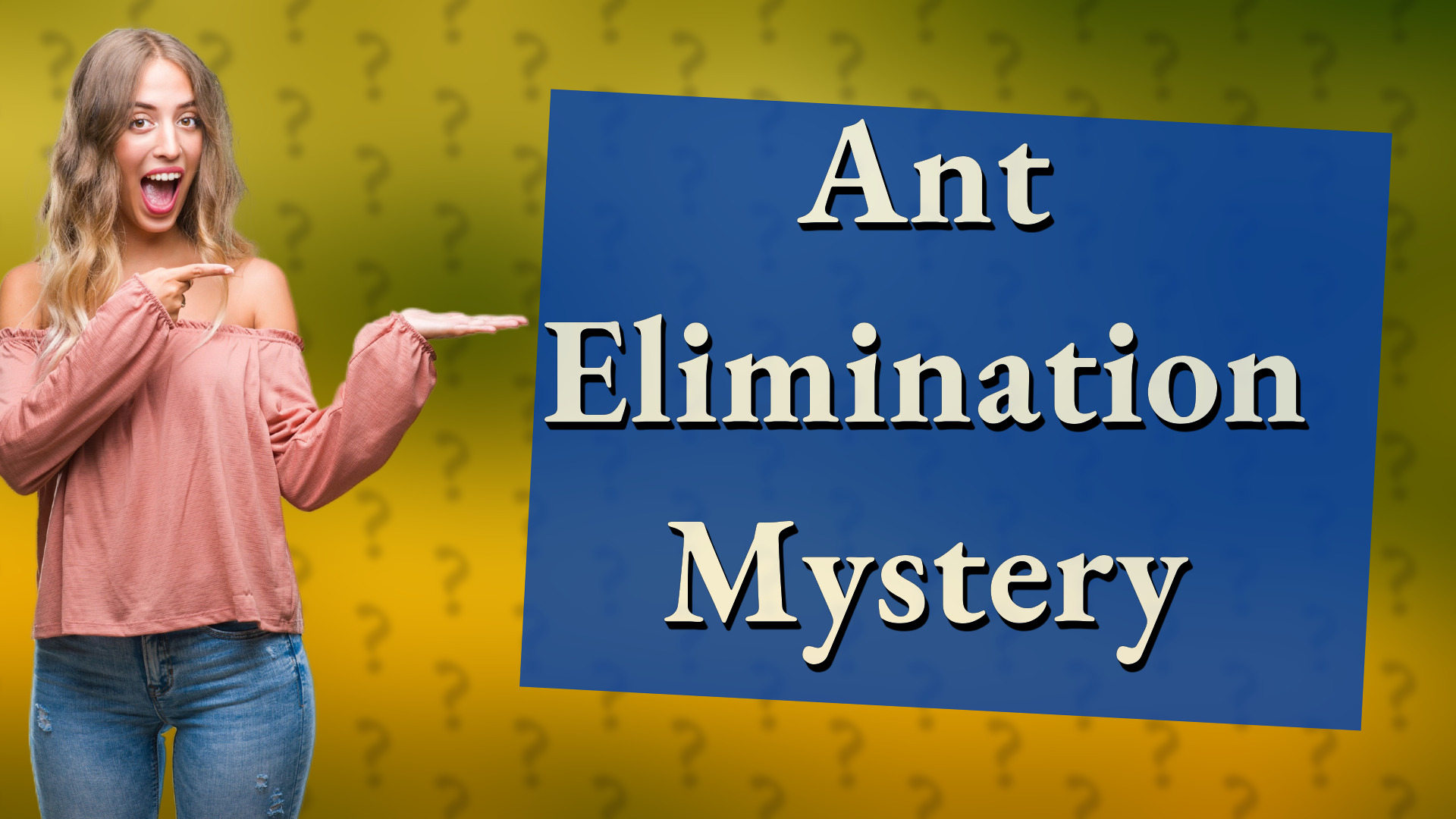 Ant Elimination Mystery