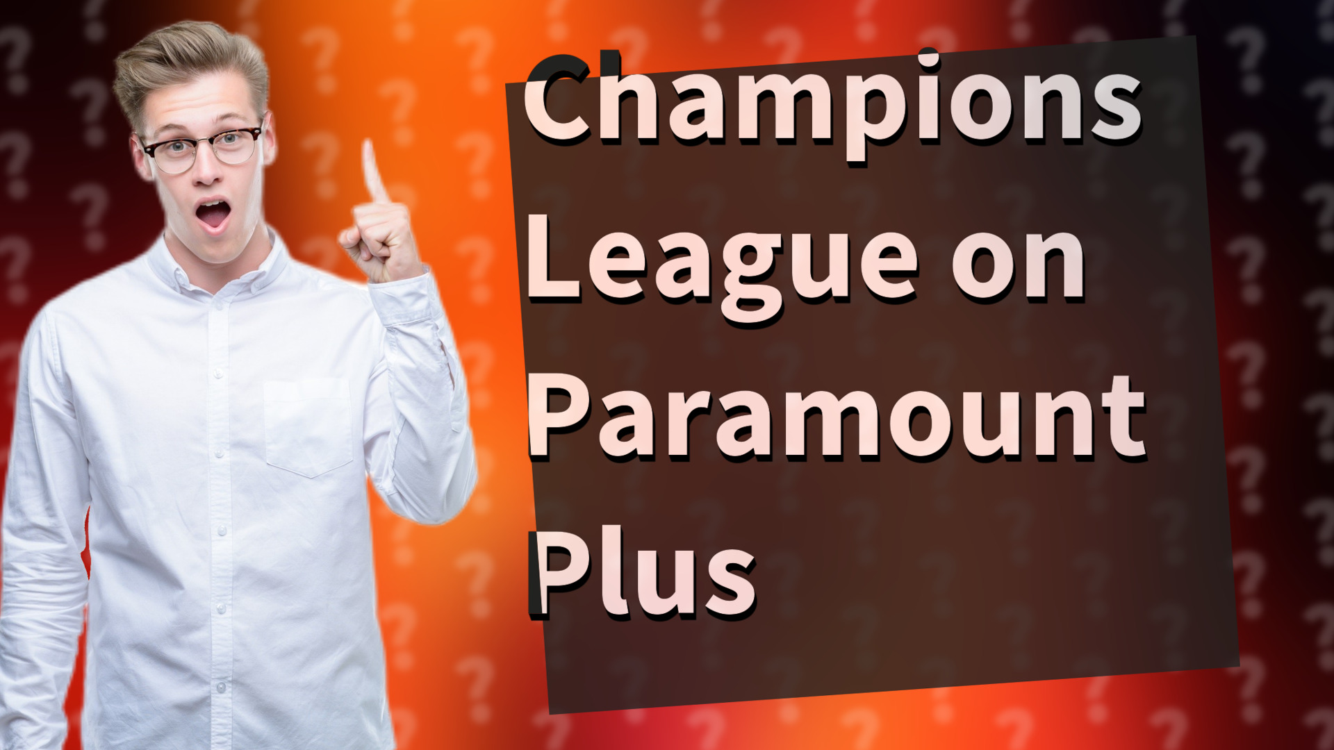 Champions League on Paramount Plus