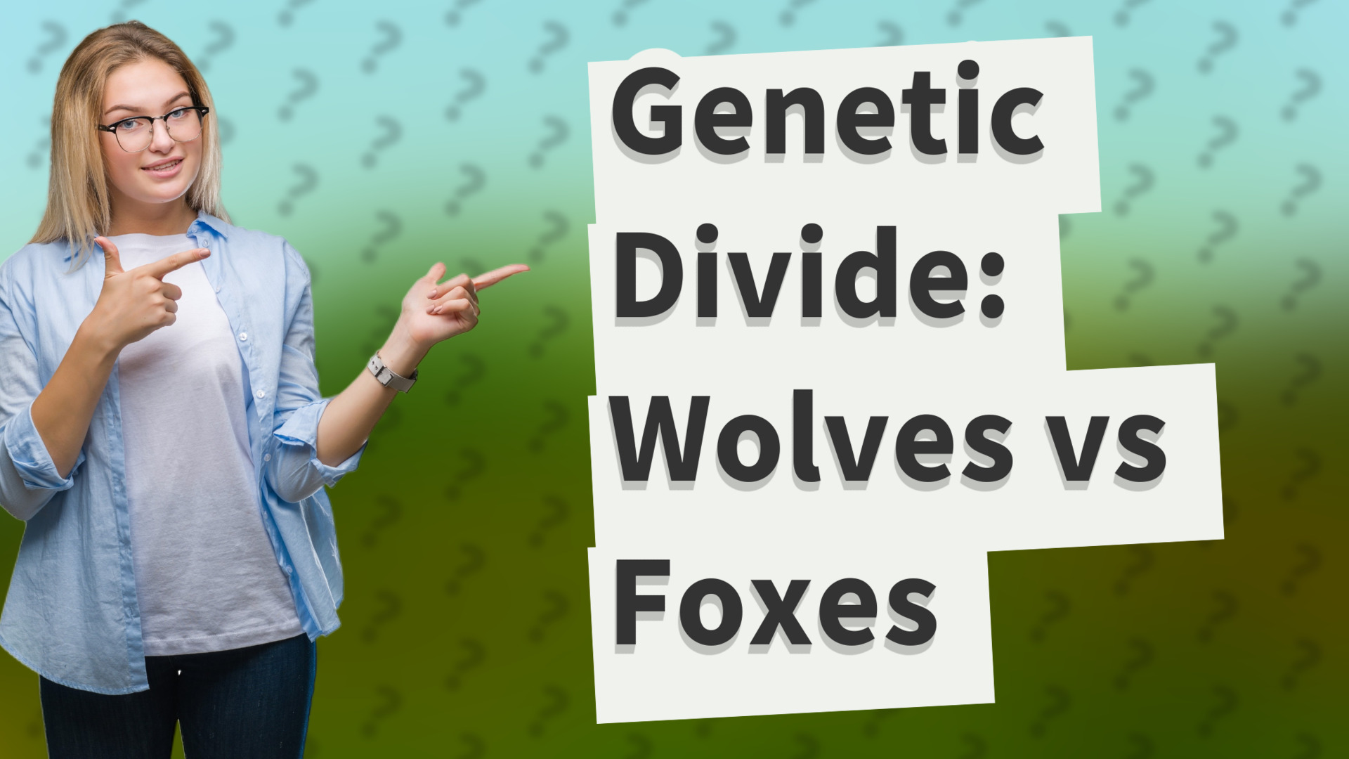 Genetic Divide: Wolves vs Foxes