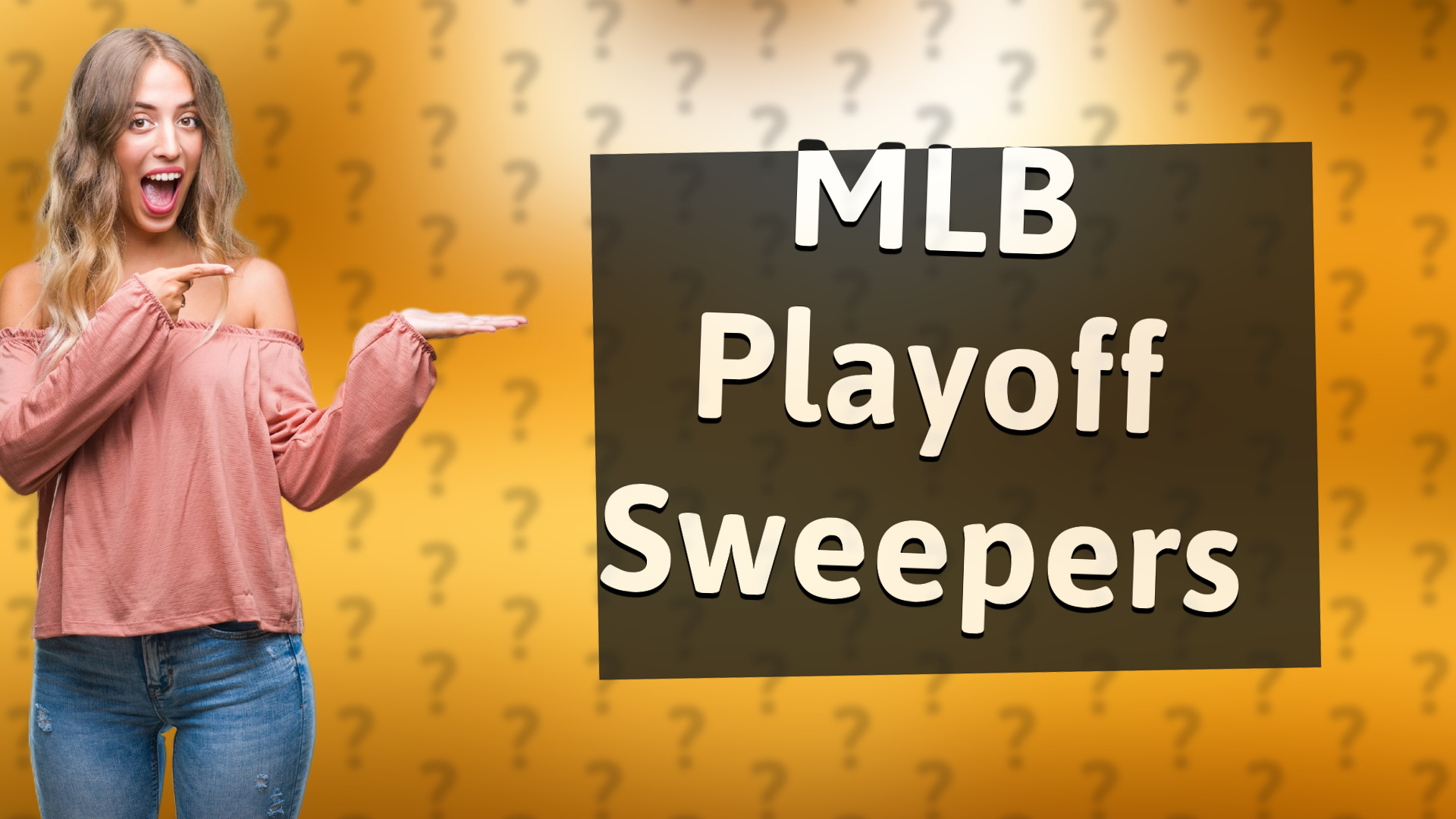 MLB Playoff Sweepers