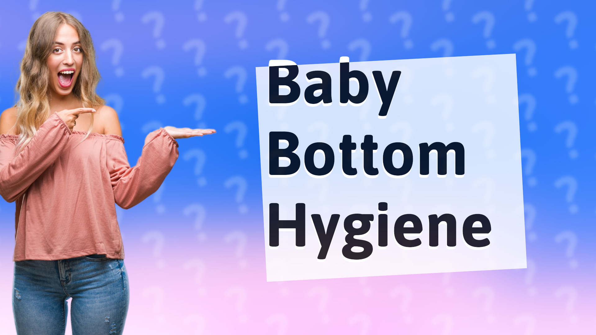 Baby Bottom Hygiene