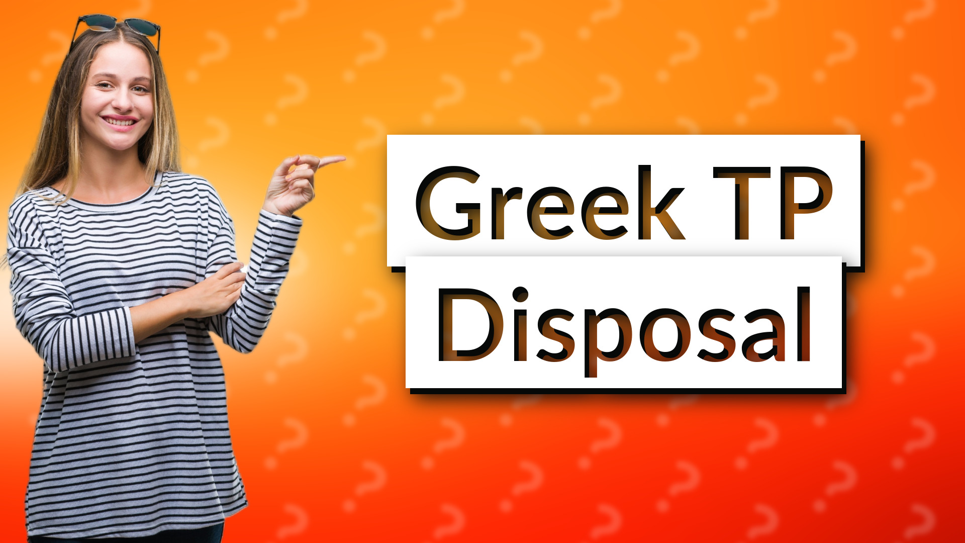Greek TP Disposal