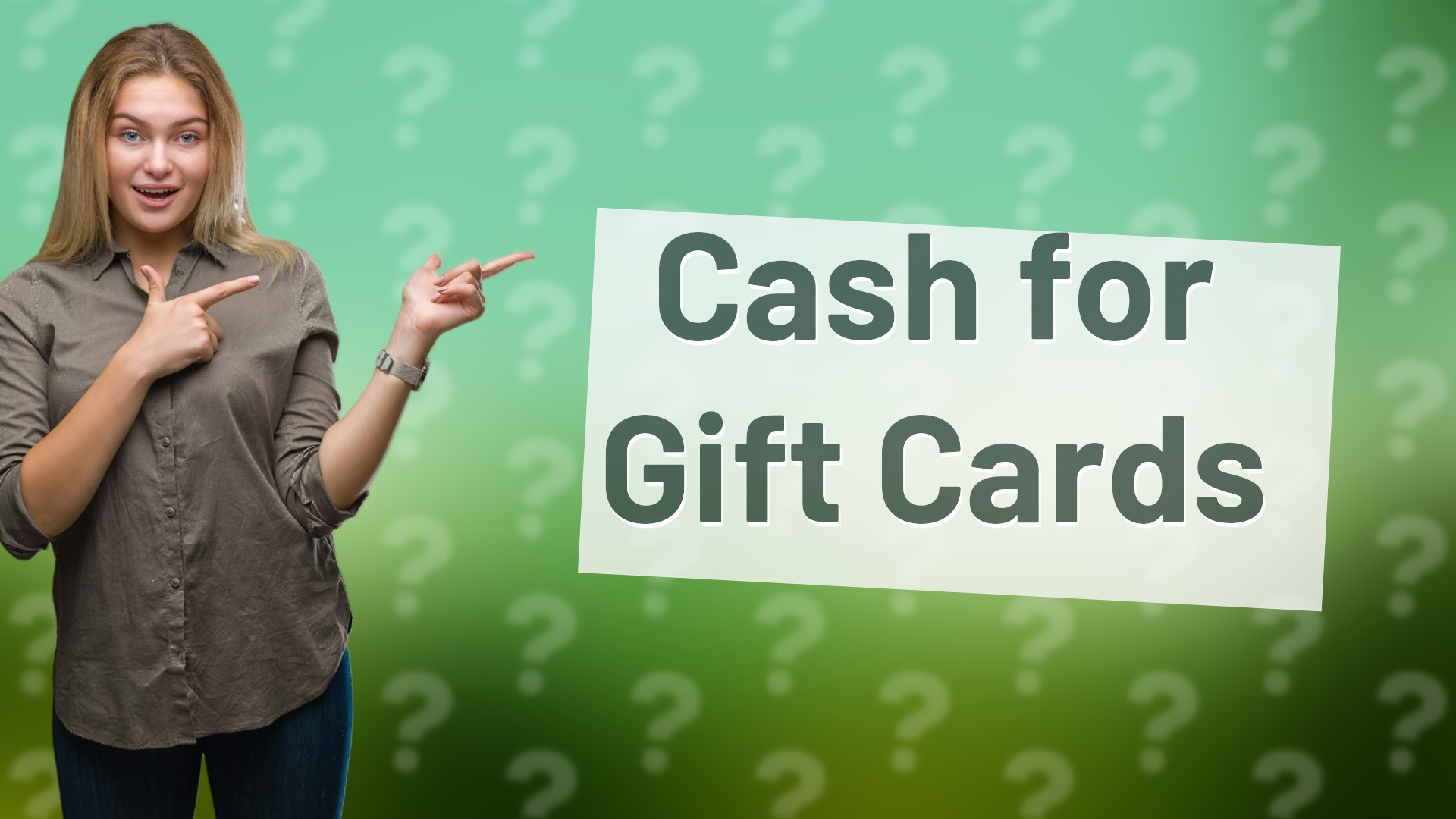 Cash for Gift Cards