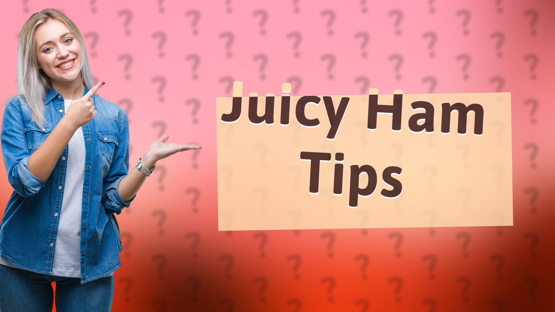 Juicy Ham Tips