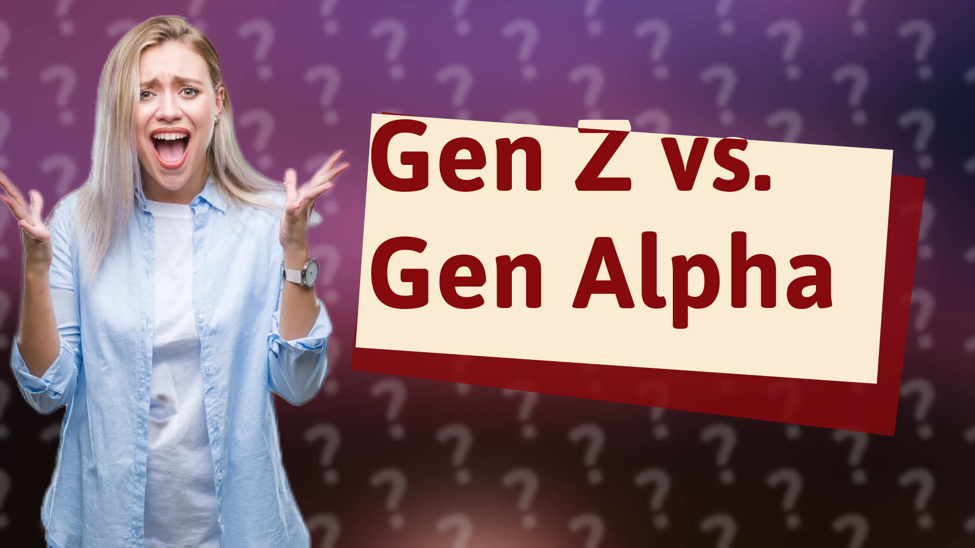 Gen Z vs. Gen Alpha