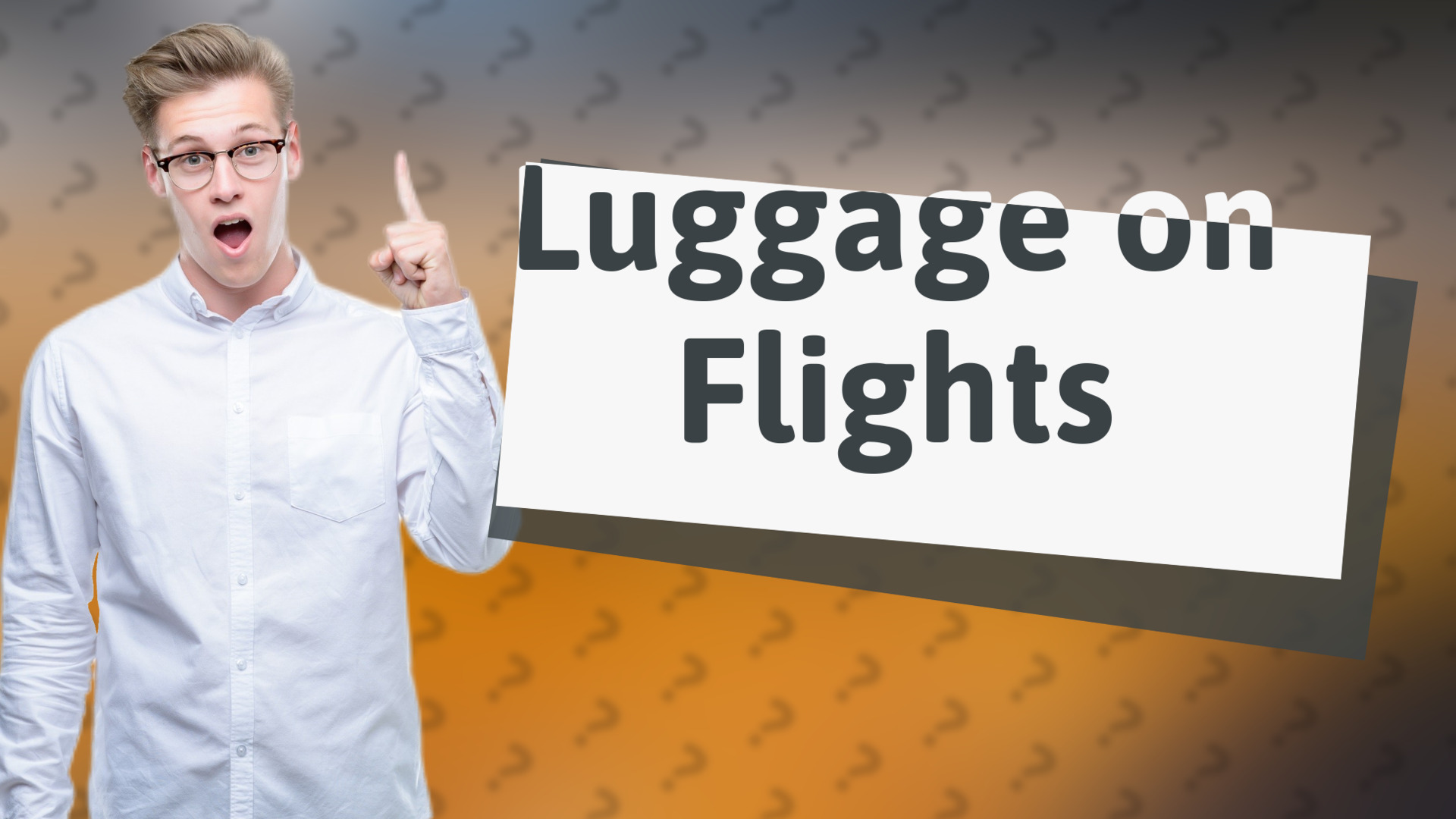 Luggage on Flights
