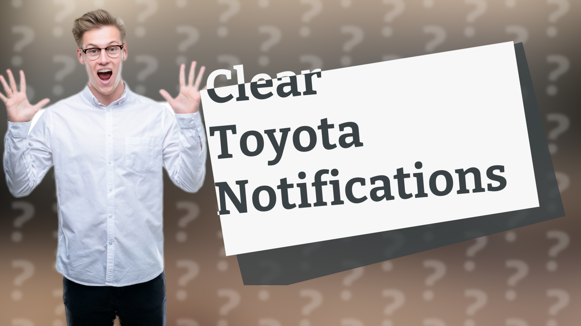 Clear Toyota Notifications